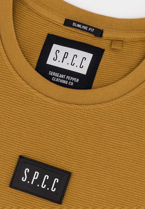 S.P.C.C - Avery Tee  - Slimline Fit Fashion Tees Medallion - Mustard