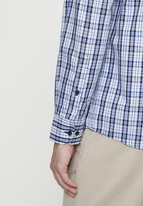 Pringle of Scotland - Fred long sleeve classic shirt - navy