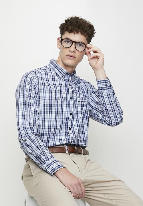 Pringle of Scotland - Fred long sleeve classic shirt - navy