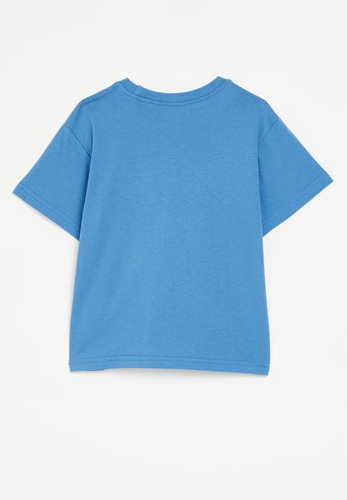 Pop Candy - Croc graphic tee - sky blue/cool!