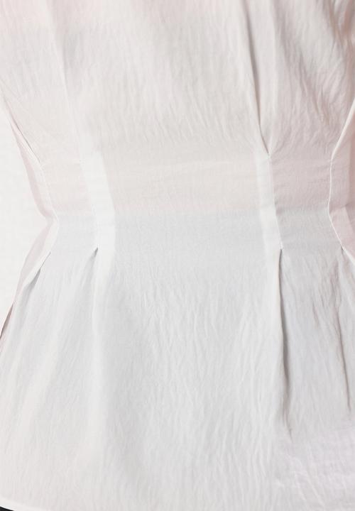 Trendyol - Textured Fitted Shirt - White