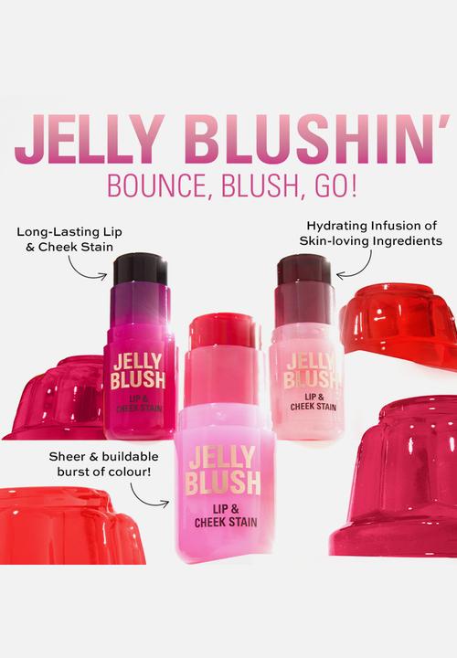 Revolution - Jelly Blush Stick Lip and Cheek Stain Strawberry Pink - Strawberry Pink