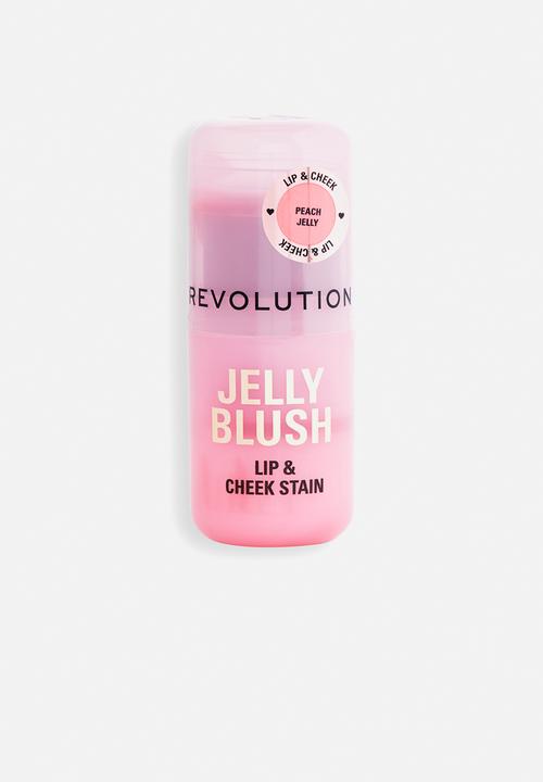 Revolution - Jelly Blush Stick Lip and Cheek Stain Peach Orange - Peach Orange