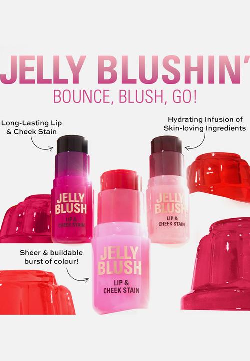 Revolution - Jelly Blush Stick Lip and Cheek Stain Peach Orange - Peach Orange