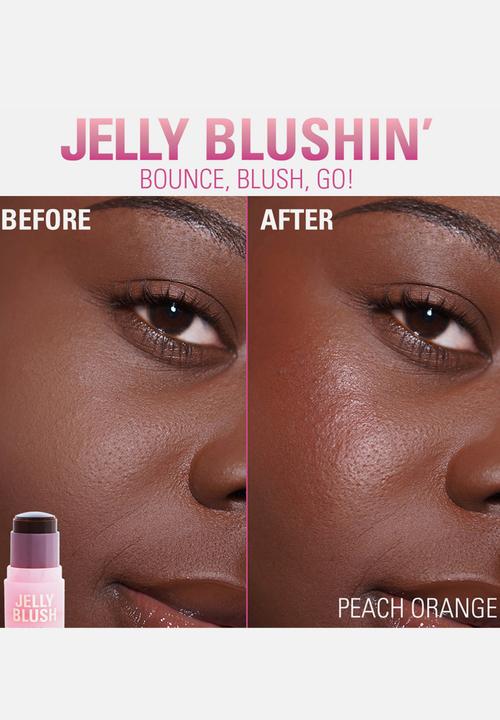 Revolution - Jelly Blush Stick Lip and Cheek Stain Peach Orange - Peach Orange
