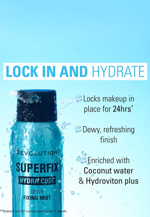Revolution - Superfix Hydra Cool Prep + Fix Continous Fixing Mist