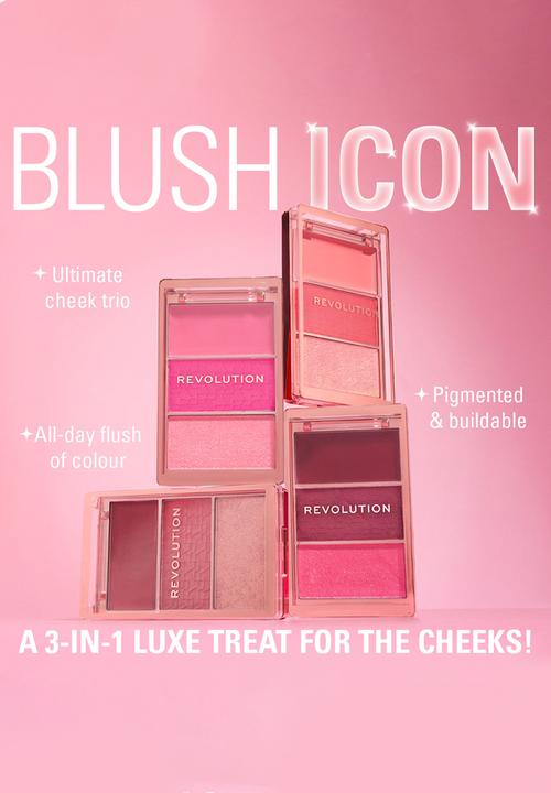 Revolution - Blush Icon Palette Authentic Peach - Authentic Peach