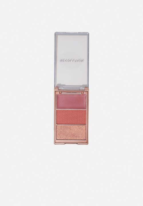 Revolution - Blush Icon Palette Aura Points Rose - Aura Points Rose