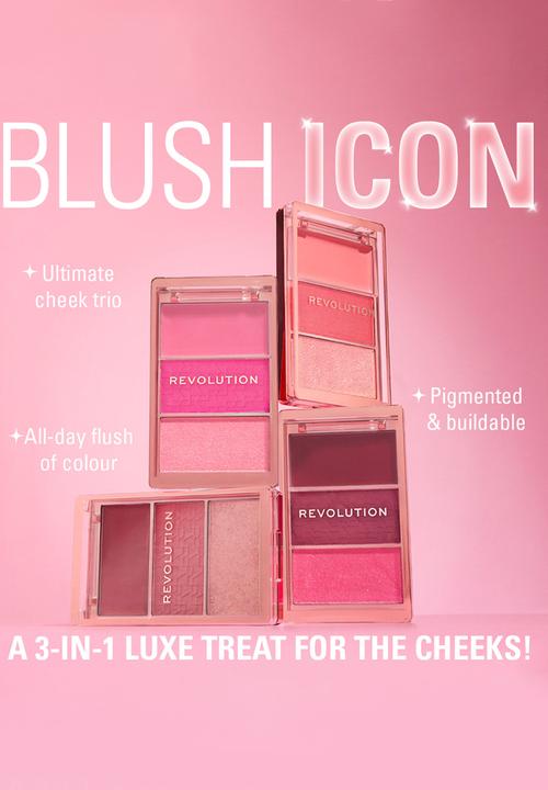 Revolution - Blush Icon Palette Hot Pink Flag - Hot Pink Flag