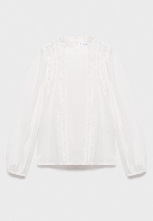 MANGO - Blouse tatiana - White