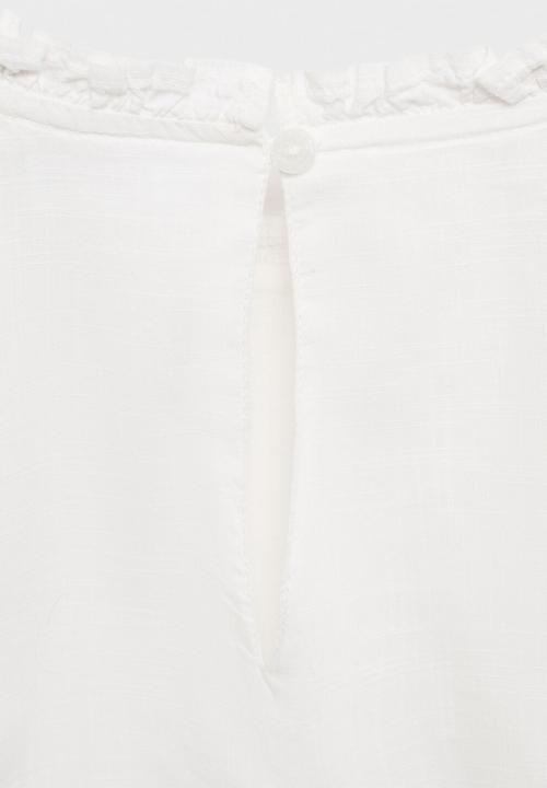 MANGO - Blouse tatiana - White