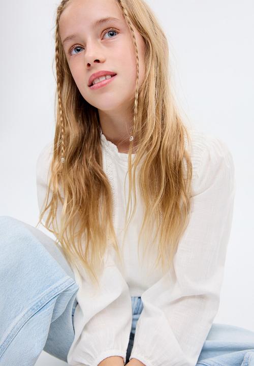 MANGO - Blouse tatiana - White