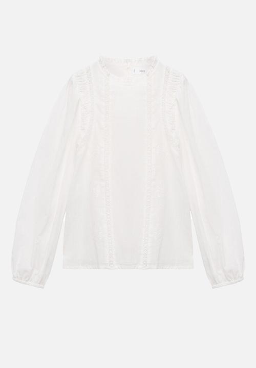 MANGO - Blouse tatiana - White