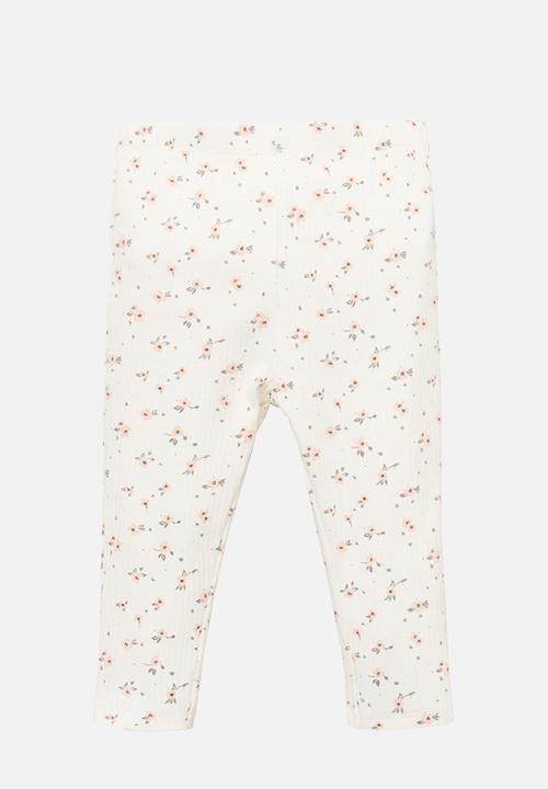 MANGO - Leggings floral - natural