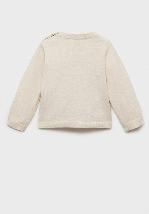 MANGO - Sweater london - light pastel brown