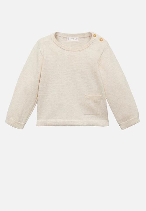 MANGO - Sweater london - light pastel brown