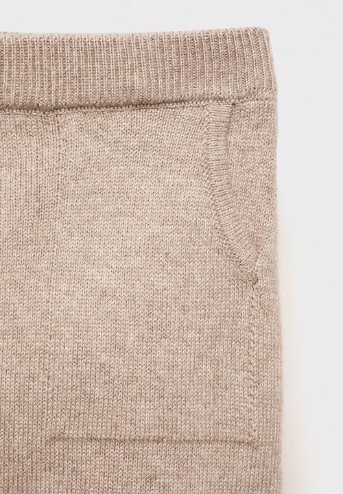 MANGO - Trousers glasgow - light pastel brown