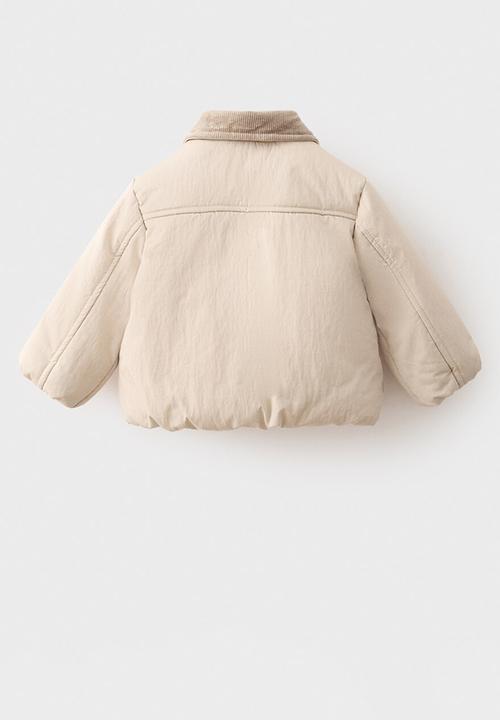 MANGO - Puffer coat abu - light beige