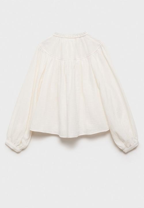 MANGO - Shirt alba - light beige