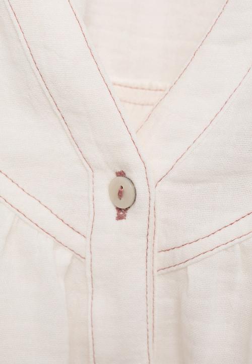MANGO - Shirt alba - light beige