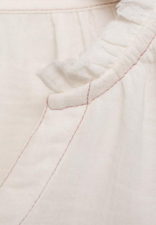 MANGO - Shirt alba - light beige
