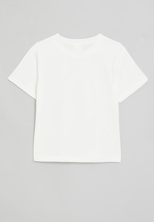 Pop Candy - Alphabet letter tee - white/black