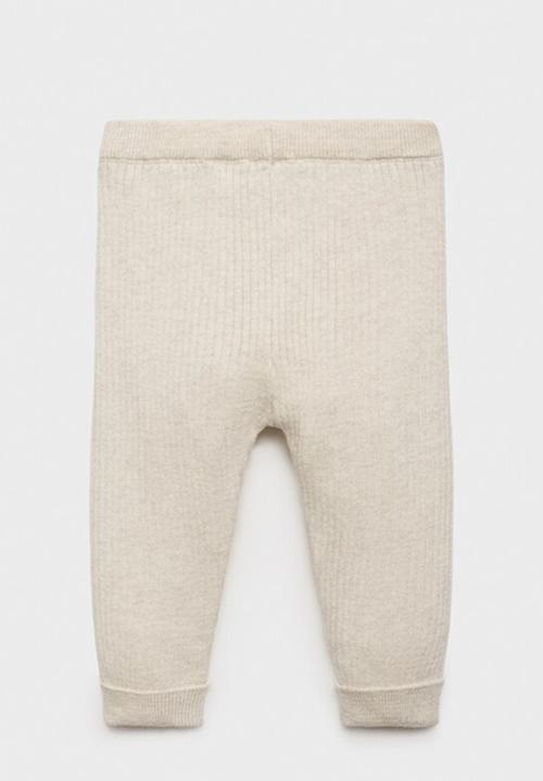 MANGO - Leggings oxford - light/pastel brown