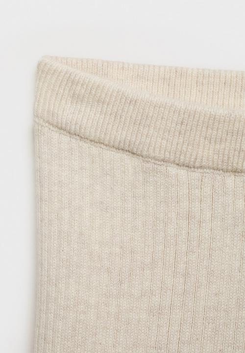 MANGO - Leggings oxford - light/pastel brown