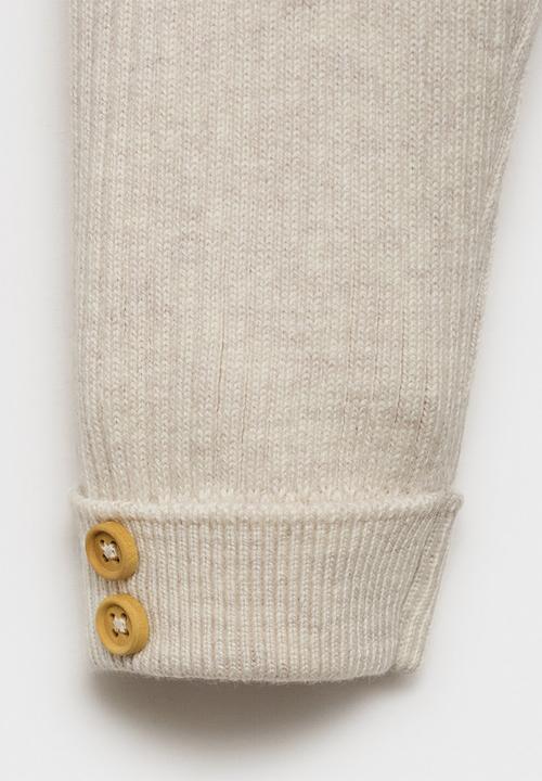 MANGO - Leggings oxford - light/pastel brown