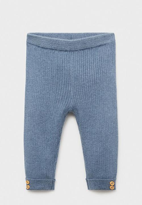 MANGO - Leggings oxford - medium blue