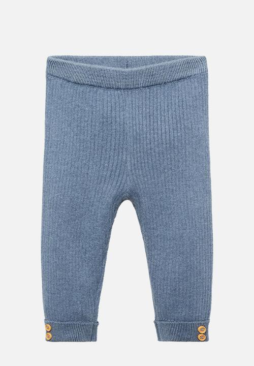 MANGO - Leggings oxford - medium blue