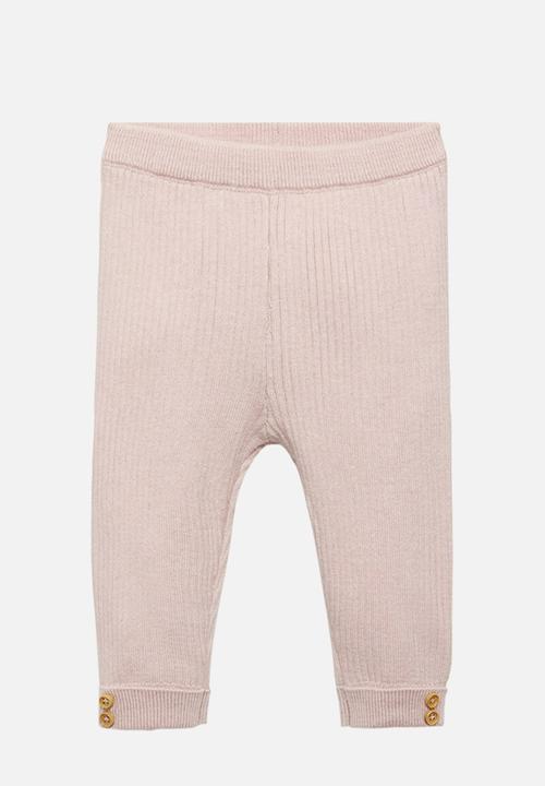 MANGO - Leggings oxford - light/pastel pink