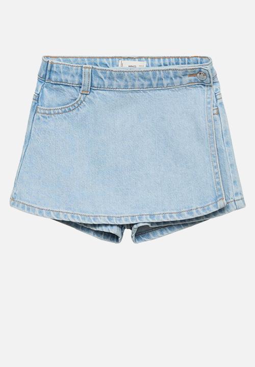 MANGO - Shorts skort - open blue
