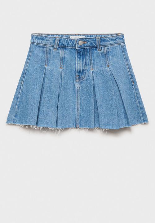 MANGO - Skirt alexia - open blue