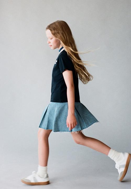 MANGO - Skirt alexia - open blue