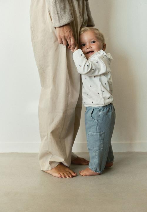 MANGO - Trousers jordan - green