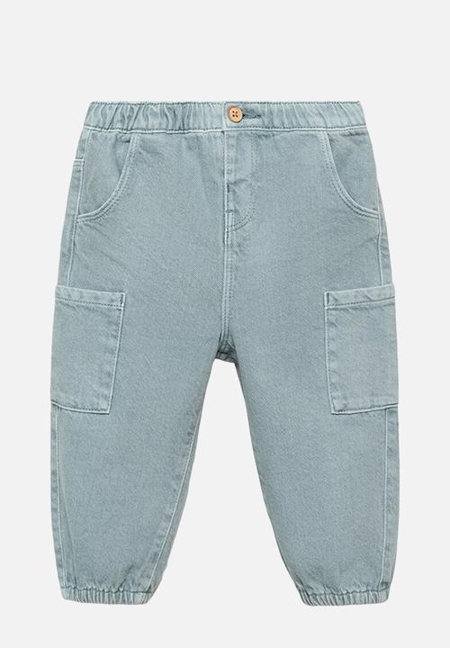 MANGO - Trousers jordan - green