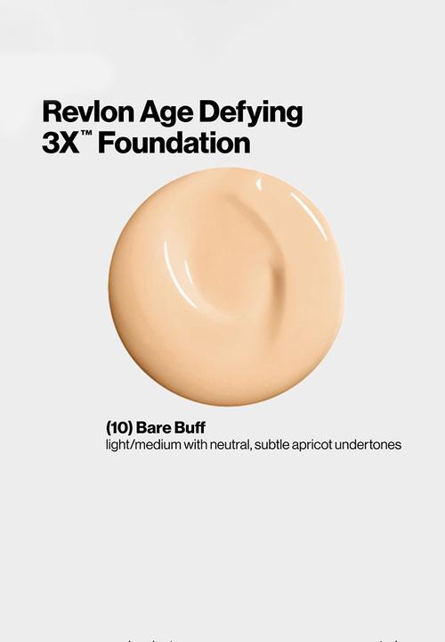 Revlon - Age Defying Foundation - Bare Buff