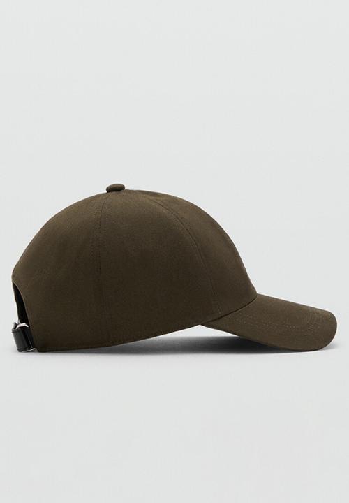 MANGO - Gorra Fabric Cap - Khaki