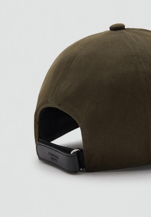 MANGO - Gorra Fabric Cap - Khaki