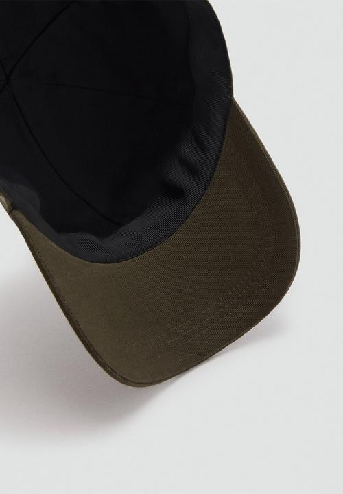 MANGO - Gorra Fabric Cap - Khaki
