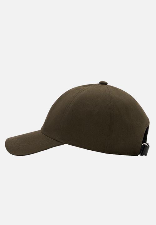 MANGO - Gorra Fabric Cap - Khaki