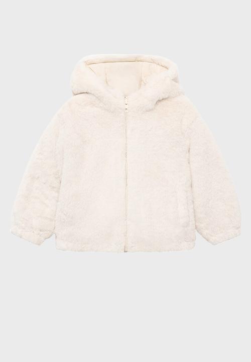 MANGO - Coat copito - Natural