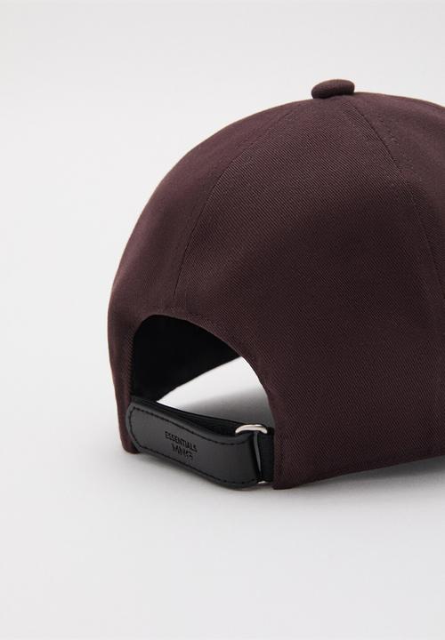 MANGO - Gorra Fabric Cap - Deep Red