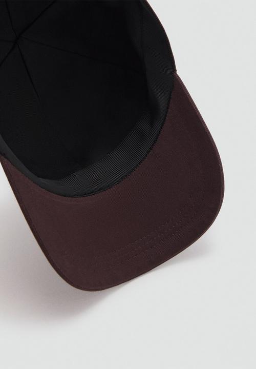 MANGO - Gorra Fabric Cap - Deep Red