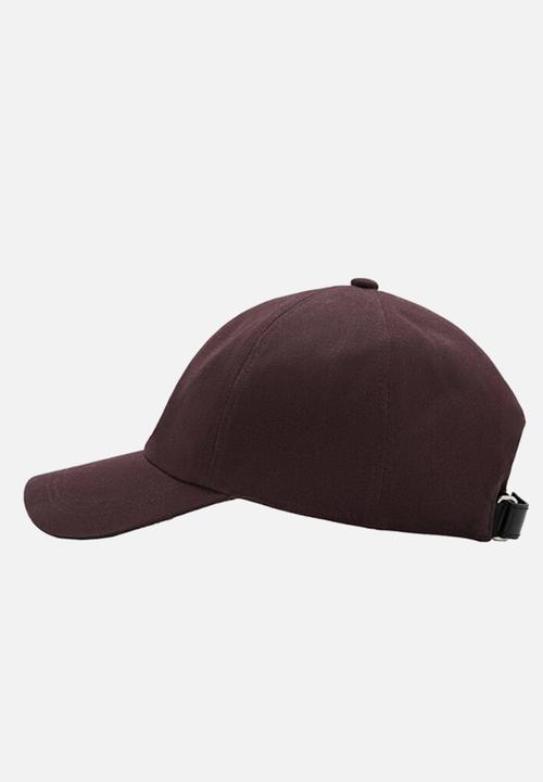 MANGO - Gorra Fabric Cap - Deep Red