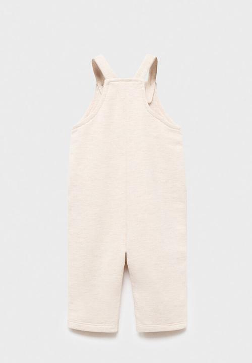 MANGO - Overall suit - light pastel brown