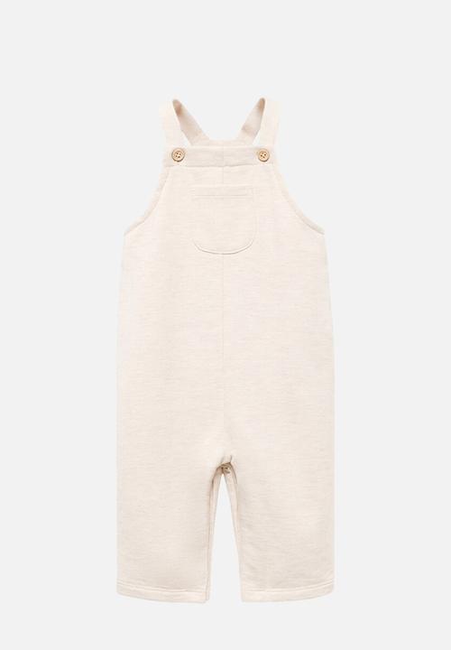 MANGO - Overall suit - light pastel brown