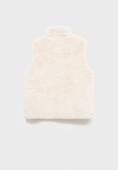 MANGO - Outer vest canela - Light Beige