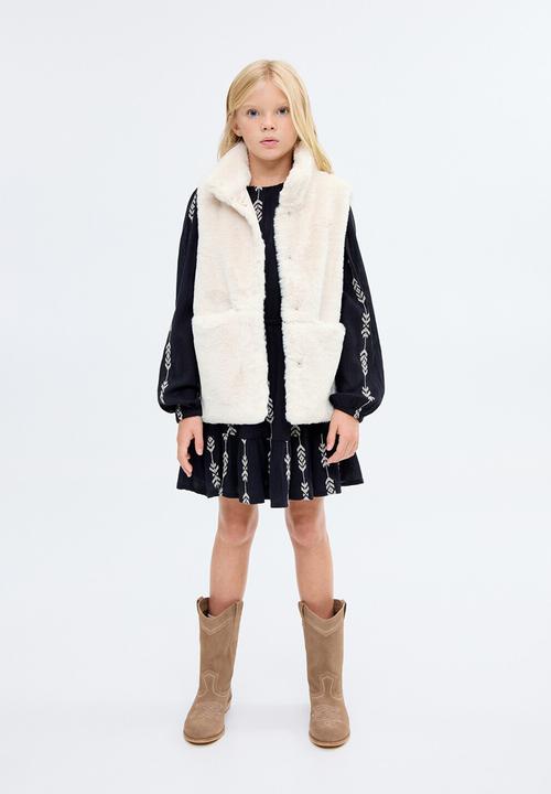 MANGO - Outer vest canela - Light Beige